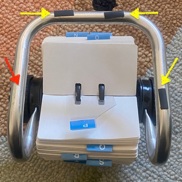 Rolodex I Classic Rotary Card File I Chrome I #66706 - Picture 7 of 10